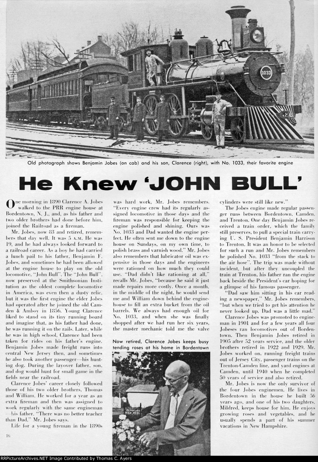 PRR "He Knew 'John Bull,'" Page 16, 1955